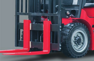 3.實(shí)心輪胎，免維護(hù)，更耐用-杭州叉車電動(dòng)叉車